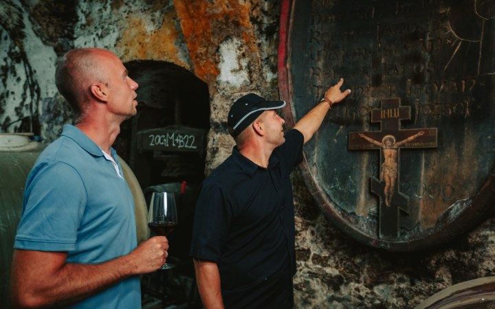 Bónis-Reitter wine tasting in the historic Pálos Cellar