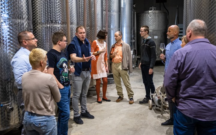 Dobosi wine tasting with cellar tour and barrel samples