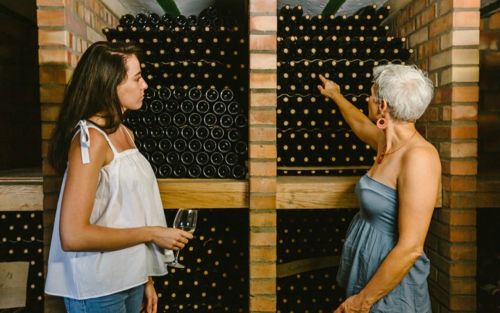 Dóka Éva wine tasting from the cellar to the attic