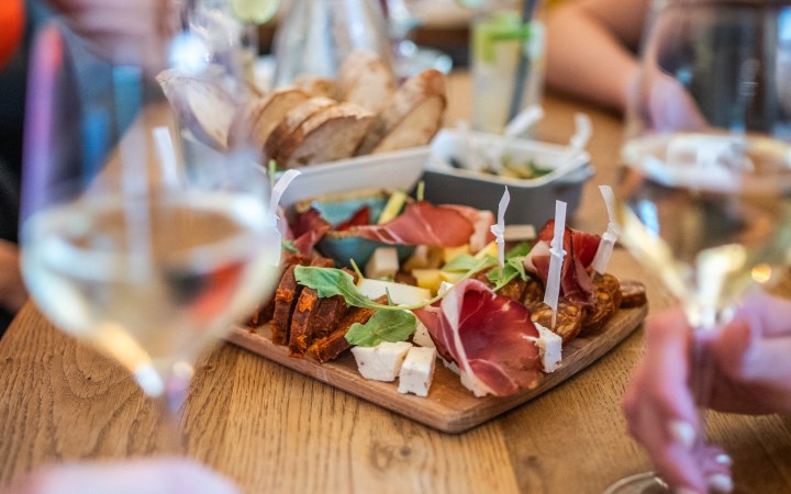 Koffer wine tasting in Sopron's favorite downtown wine bar