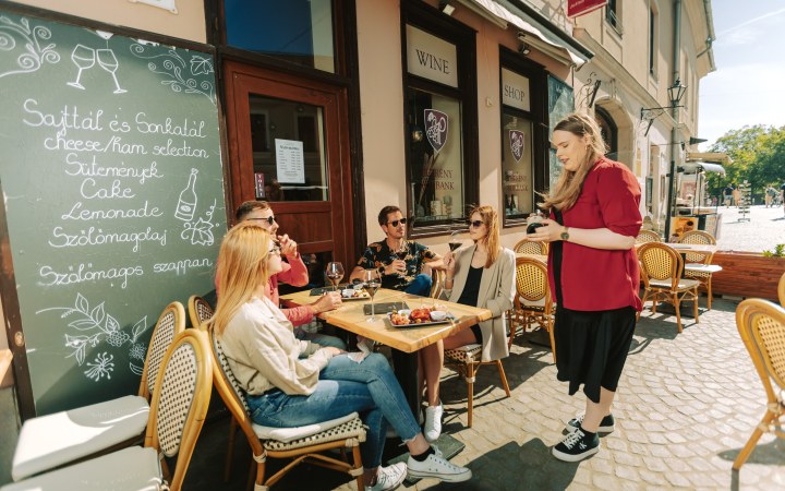 Petrény wine tasting with award-winning wines in downtown Eger