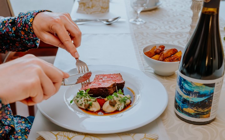 St. Peter Vini wine dinner at a stunning vineyard estate