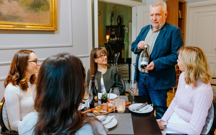 Villa Gyetvai wine tasting in a secessionist villa in Balatonfüred