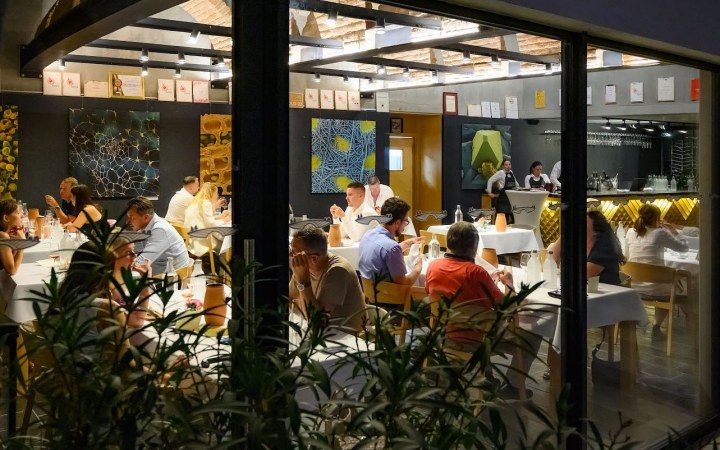 Prédium Vráble borvacsora a fine dining Semillon éttermében