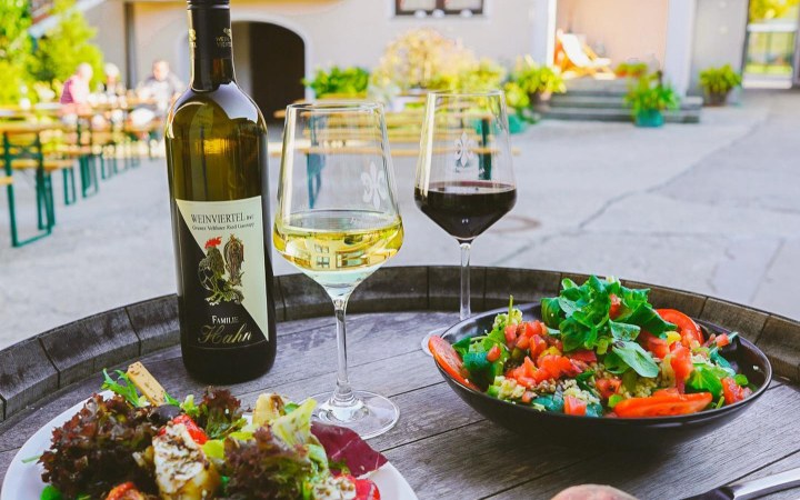 Hahn wine tasting at a 13th generation family winery honoring its terroir