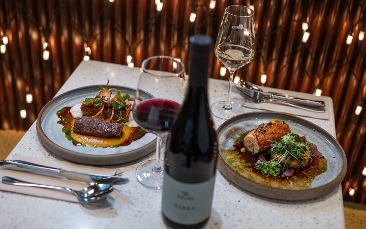 Zelna wine dinner with gourmet fine-bistro dishes at one of the trendiest spots on the Balaton Uplands