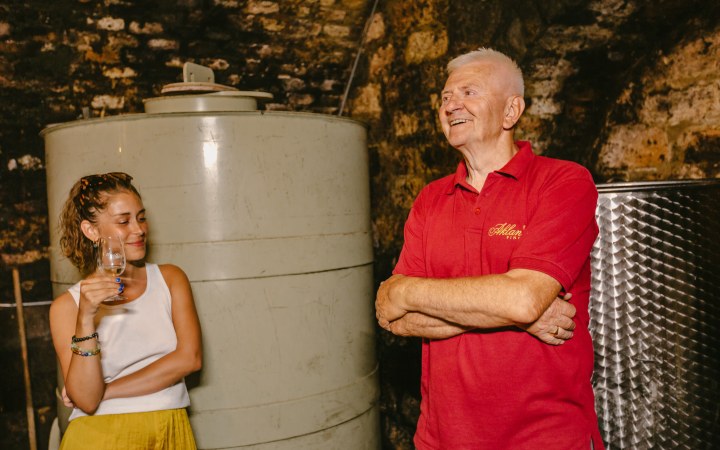 Aklan wine tasting with a view of Badacsony