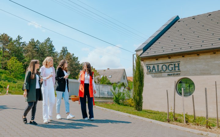 Balogh borkóstoló a díjnyertes balatoni pinceépületben galéria kép