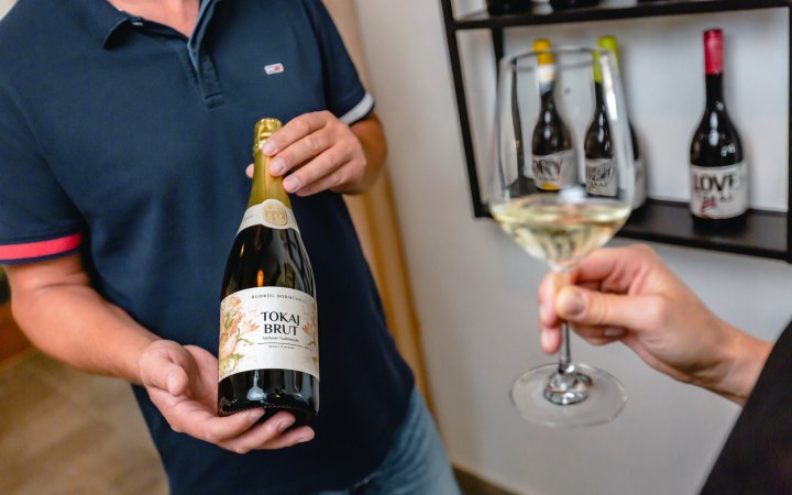 Bodrog borkóstoló egy organikus tokaji borászatnál