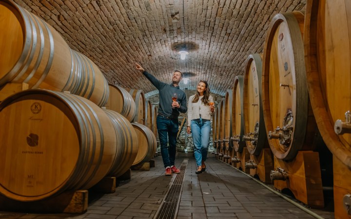 Château Rúbaň wine tasting at Strekov’s largest winery
