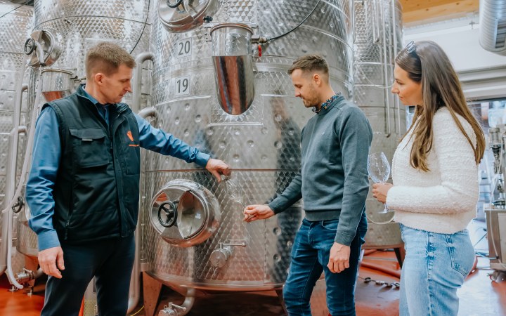 Château Rúbaň wine tasting at Strekov’s largest winery