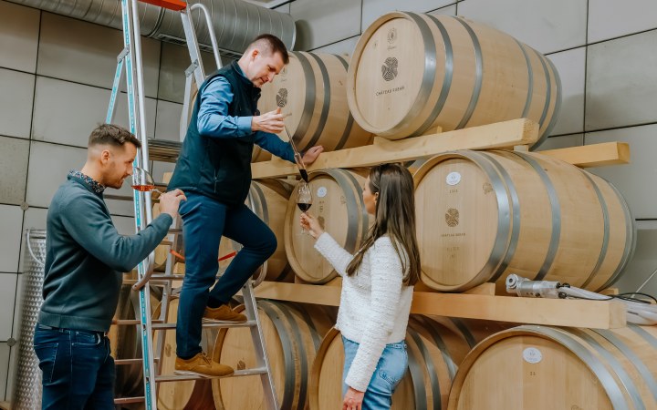Château Rúbaň wine tasting at Strekov’s largest winery