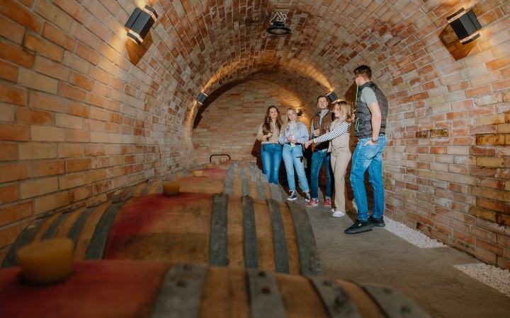 Cseri wine tasting with beautiful Pannonhalma red wines