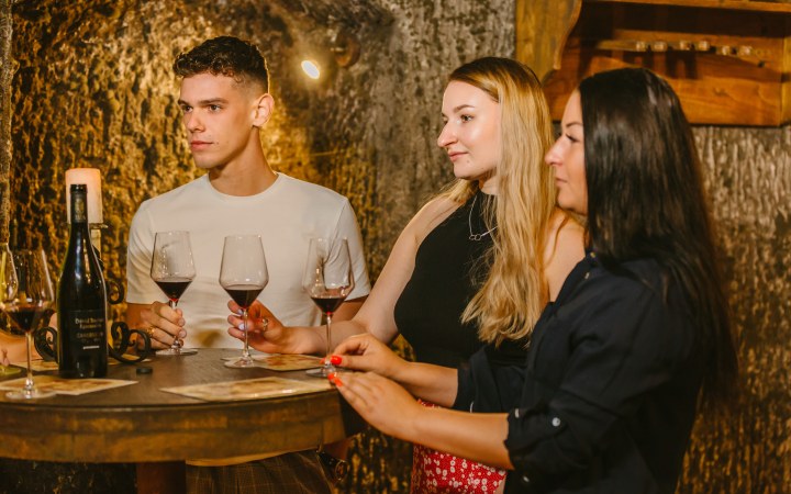 Dávid Borház borkóstoló gyalogosan is elérhető pincesoron