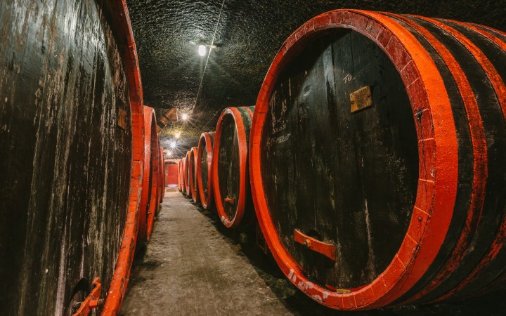 Dávid Borház borkóstoló a kerekasztalnál