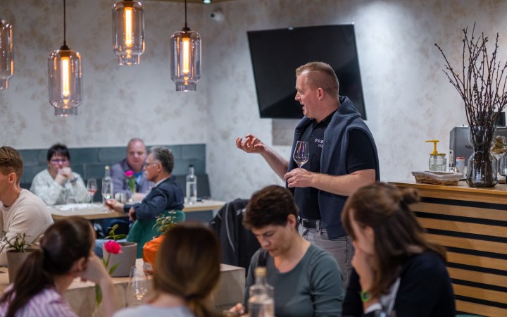 Dobosi wine tasting with cellar tour and barrel samples