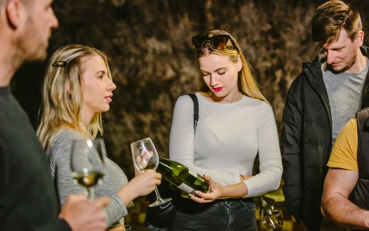 Dominium wine tasting with grand selection wines