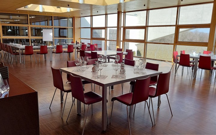 Eichenwald wine tasting with current vintages on the sun terrace