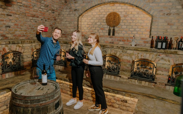 Eklézsia wine tasting with organic wines in a centuries-old heritage cellar