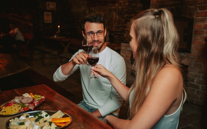 Gangl wine tasting in the 200-year-old Sopron wine cellar