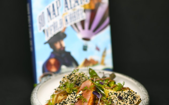 KönyvBár borvacsora világhírű könyvek ihlette fine dining ételkölteményekkel és naturális borokkal galéria kép
