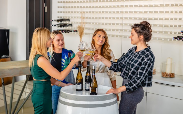 MOVINO borkóstoló 5 tételes borsorral és tartálymintával Nagykürtös határában