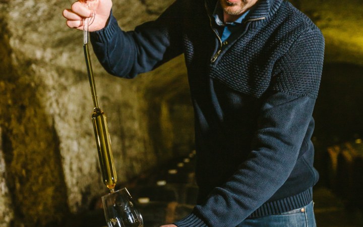 Naár wine tasting in a UNESCO World Heritage cellar
