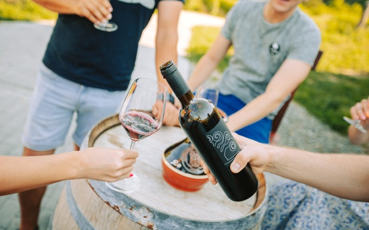 Prantner borkóstoló a 6 kupolás pincerendszerben