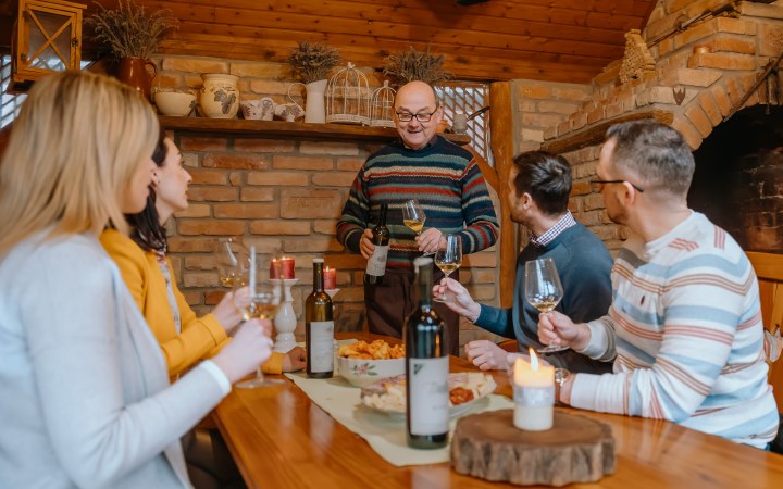 Tamašek wine tasting with fresh vintage wines