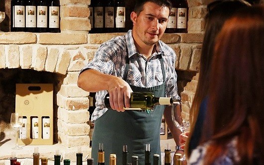 Vína z Mlyna borkóstoló egy ősi malomban elrejtett pincészetben, autentikus borokkal galéria kép