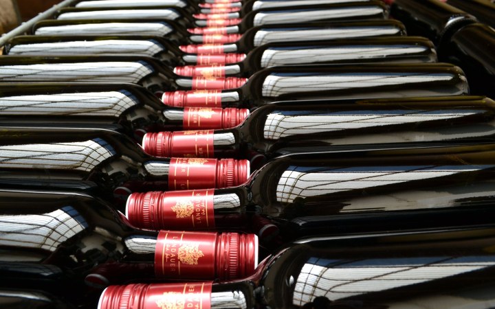Landauer wine tasting in one of Rust’s oldest cellars