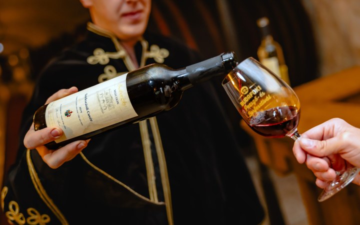 Záborszky borkóstoló a föld alatti gasztromúzeumban