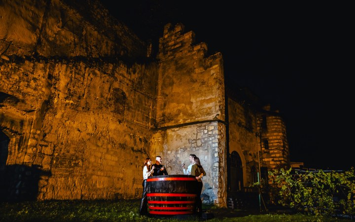 Záborszky borkóstoló a föld alatti gasztromúzeumban