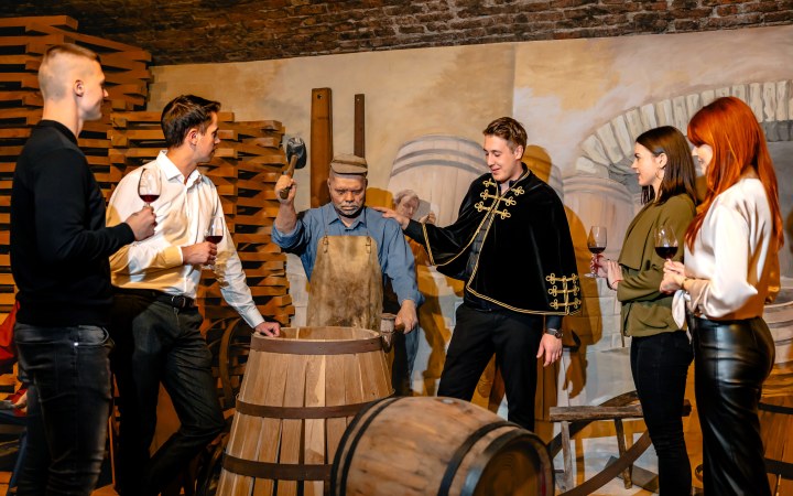 Záborszky wine tasting in the underground gastronomic museum galéria kép