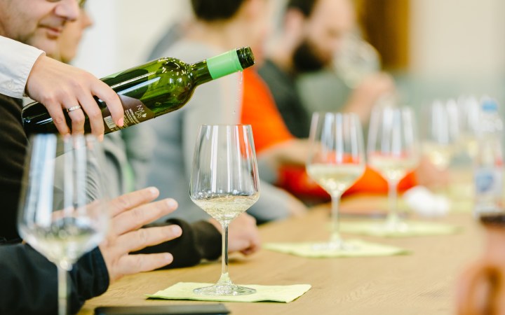 Wine tasting at Nyilas Winery